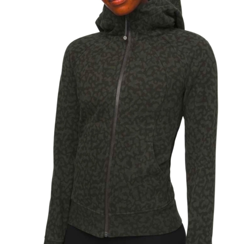 Lululemon Scuba Hoodie Formation Camo Evergreen Multi Size 6
